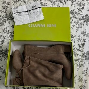 NEW GIANNI BINI OTK DUSTY TAUPE BOOTS